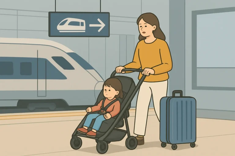 Arex express vs all stop with kids: practical guide illustration