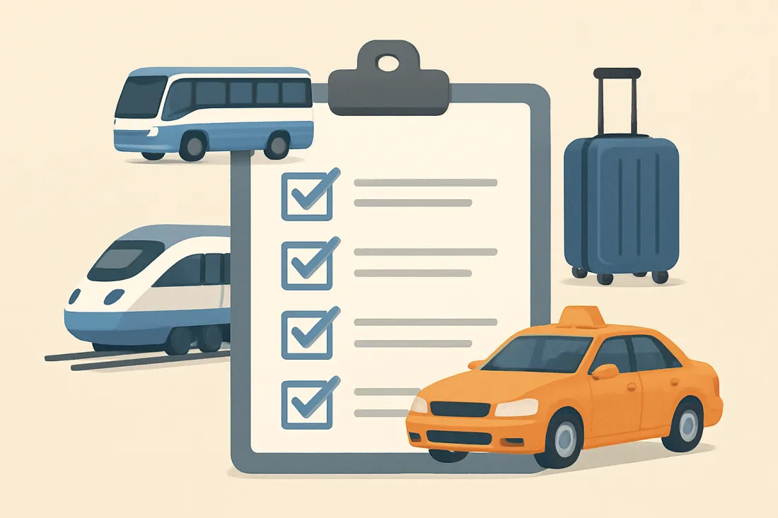 Arex vs airport bus vs taxi incheon to seoul: practical checklist before acting