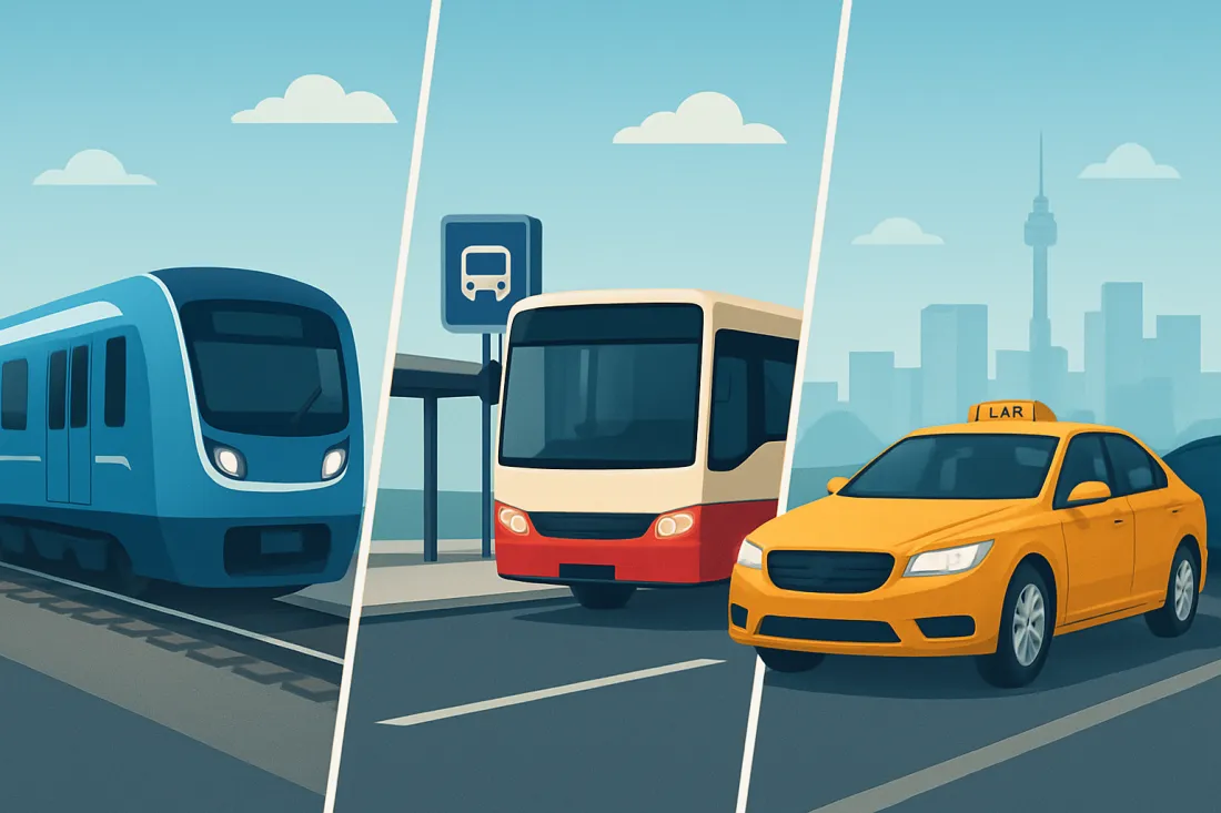 Arex vs airport bus vs taxi incheon to seoul: visual comparison of options