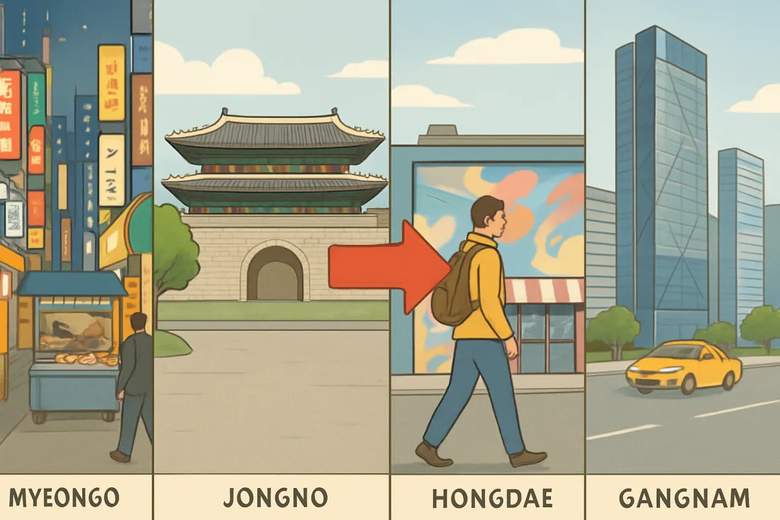Best area to stay in seoul for first time visitors: visual comparison of options
