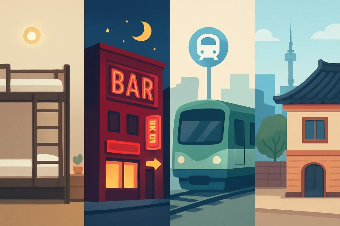 Best area to stay in seoul on a budget: visual comparison of options