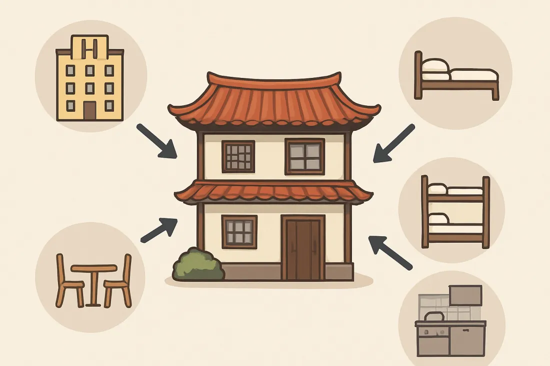 What is a guesthouse in korea: diagram of key elements