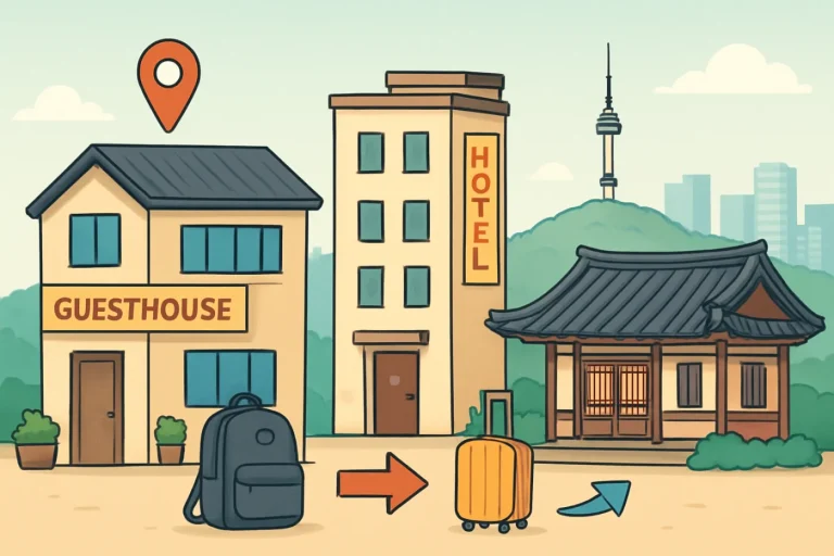 Budget accommodation in south korea: practical guide illustration