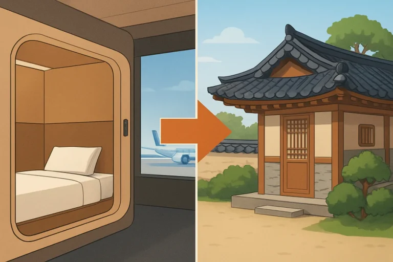 Incheon airport transit hotel vs nearby guesthouse: practical guide illustration