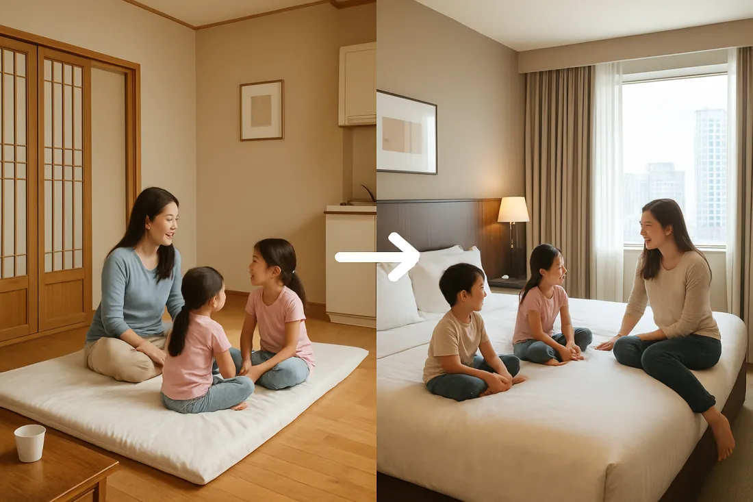 Family accommodation in korea guesthouse vs hotel: visual comparison of options