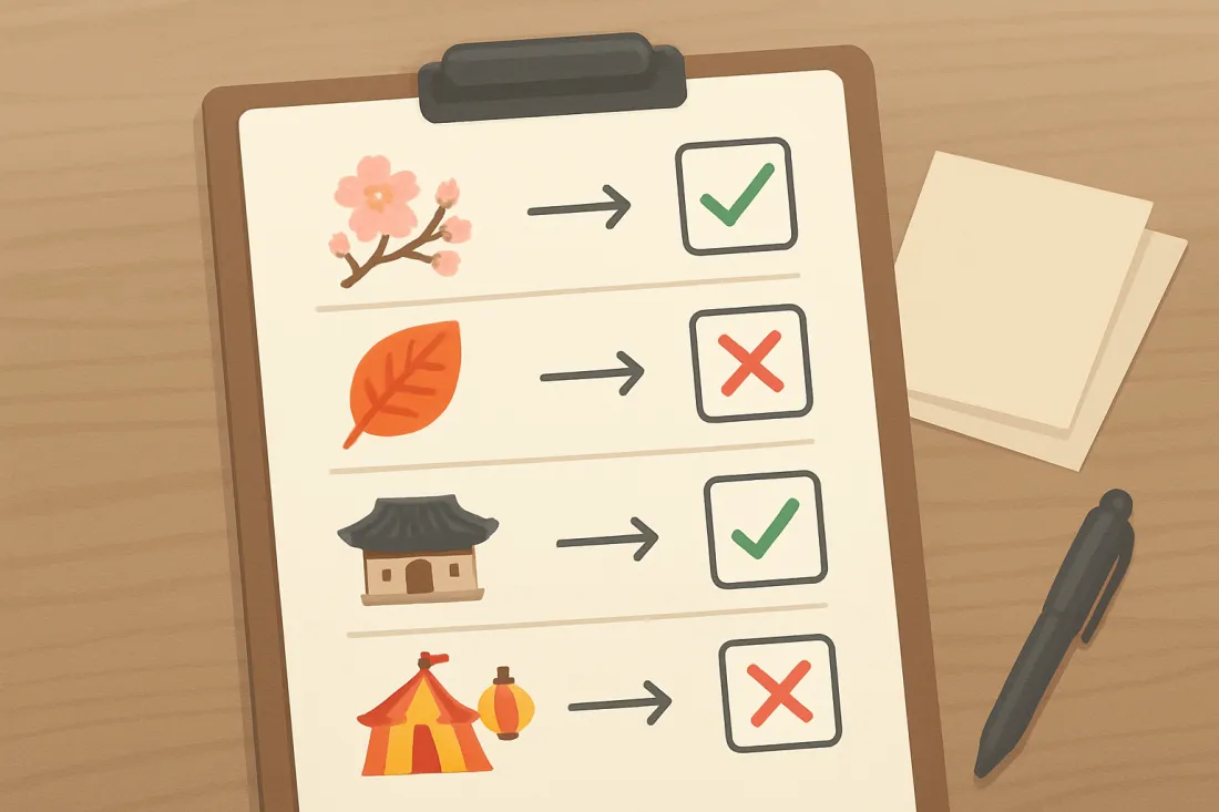 Korea accommodation prices by season: practical checklist before acting