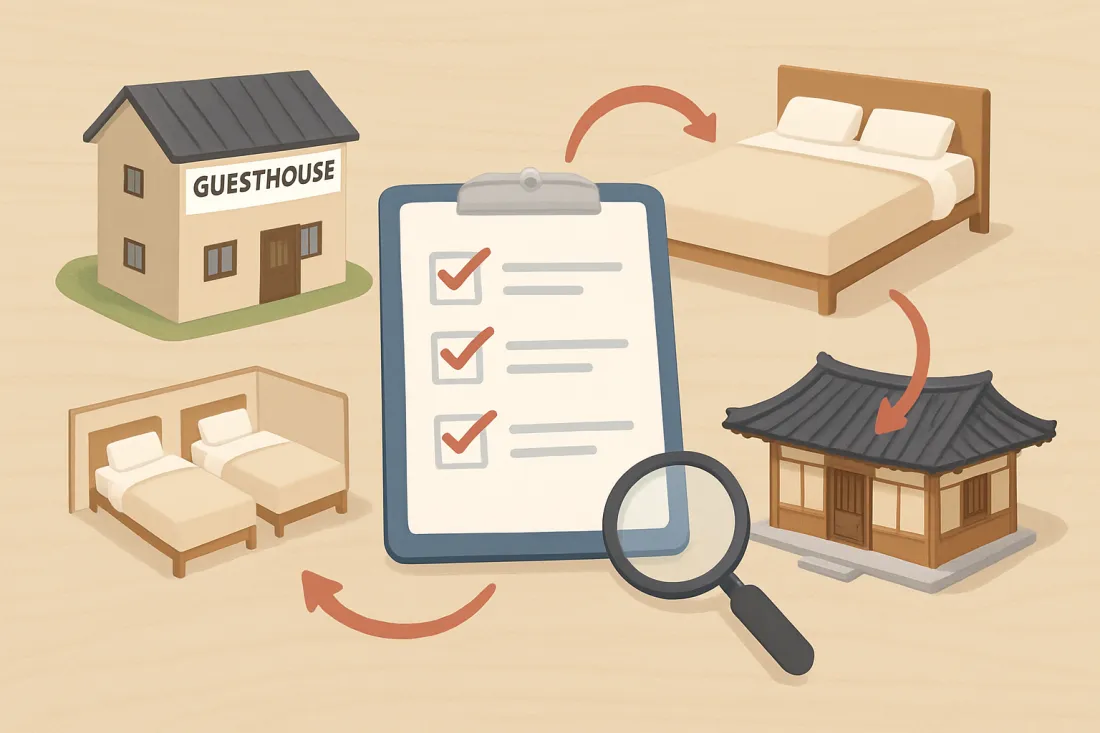 How to book accommodation in korea for family or group: practical checklist before acting