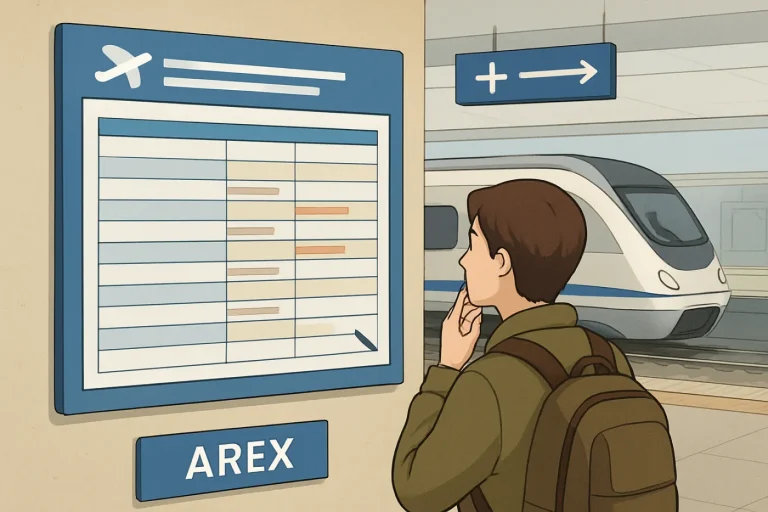 Arex timetable incheon to seoul: practical guide illustration